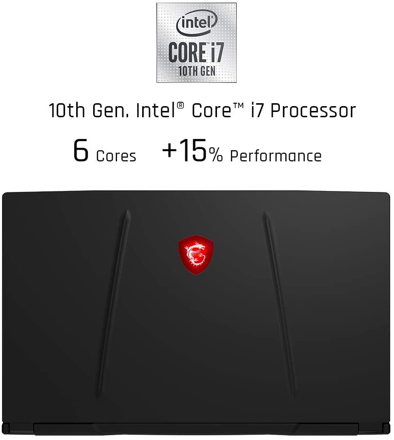 MSI GL65 Leopard 10SFK-062 15.6" FHD 144Hz 3ms Thin Bezel Gaming Laptop Intel Core i7-10750H RTX2070 16GB 512GB NVMe SSD Win 10