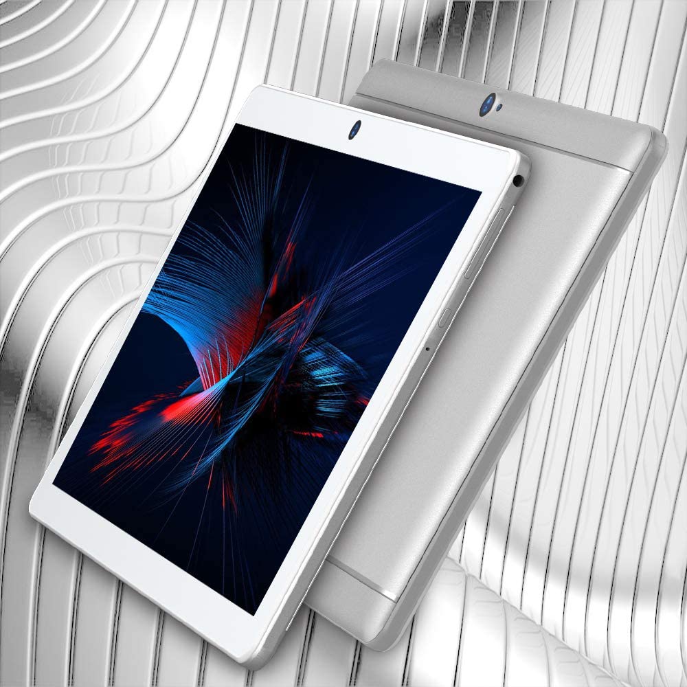 Dragon Touch K10 Tablet, 10 inch Android Tablet with 16 GB Quad Core Processor, 1280x800 IPS HD Display, Micro HDMI, GPS, FM, 5G WiFi (Silver)