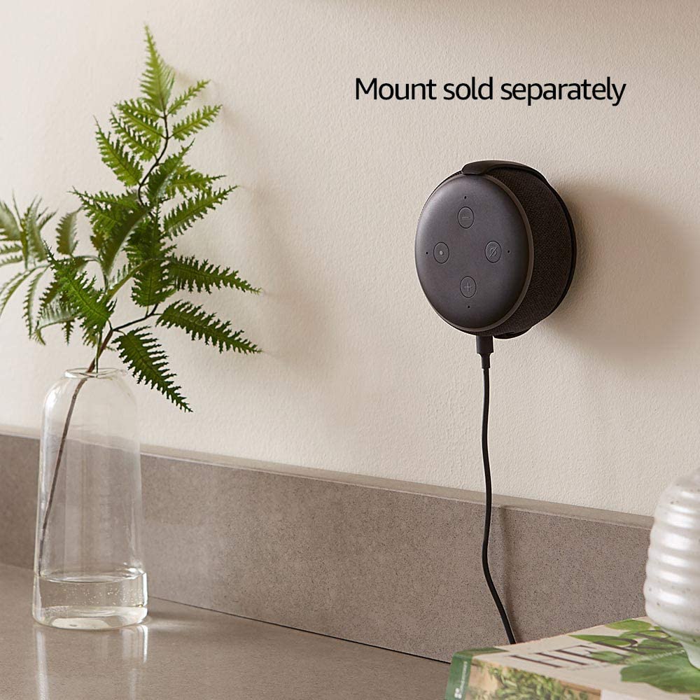 Echo Dot (3rd Gen) - Smart speaker with Alexa - Charcoal