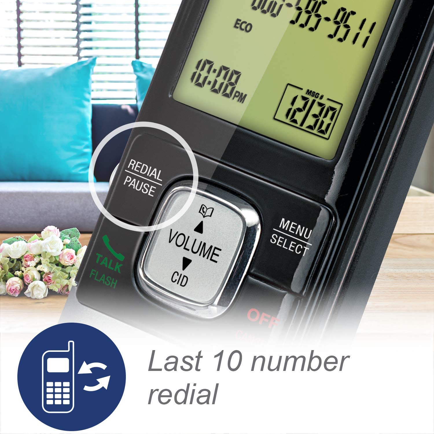 VTech CS6719-2 2-Handset Expandable Cordless Phone with Caller ID/Call Waiting, Handset Intercom & Backlit Display/Keypad