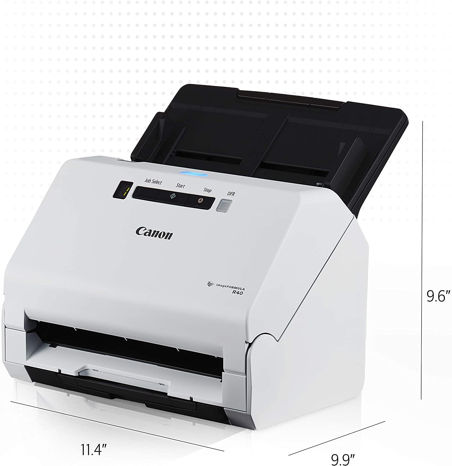 Canon ImageFORMULA R40 Office Document Scanner For PC and Mac, Color Duplex Scanning, Easy Setup For Office Or Home Use, Includes Scanning Software