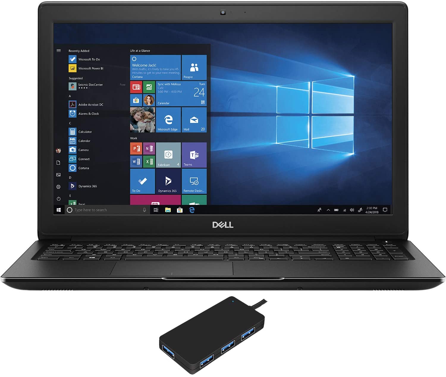 Dell Latitude 15 3500 Home and Business Laptop (Intel i5-8265U 4-Core, 8GB RAM, 256GB SSD, Intel UHD 620, 15.6
