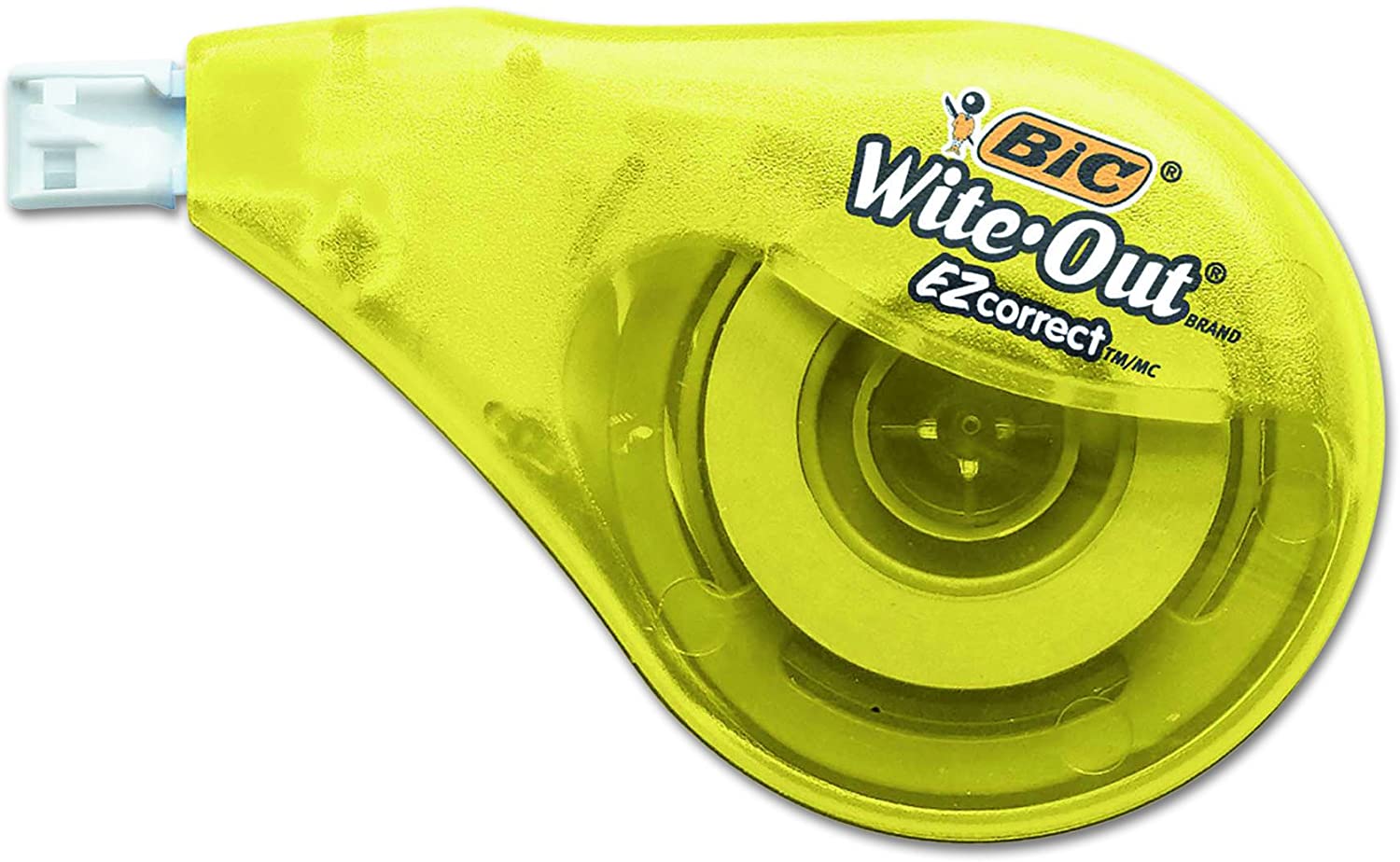BIC Clean Wite-Out Brand EZ Correct Correction Tape, 4-Count, 5.25 x .75 x 8.125 (WOTAPP418-WHI)
