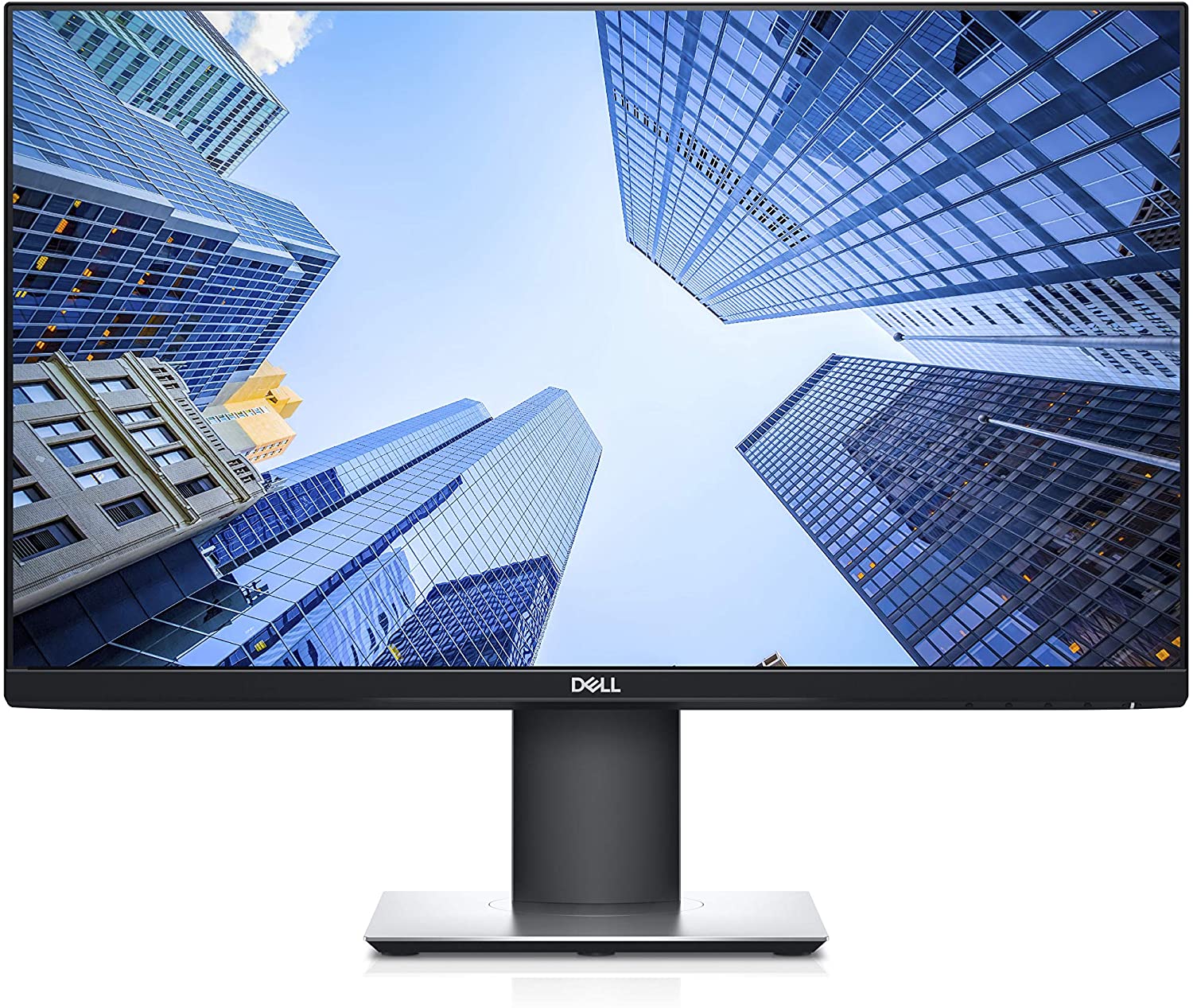 Dell P2419H 24 Inch LED-Backlit, Anti-Glare, 3H Hard Coating IPS Monitor - (8 ms Response, FHD 1920 x 1080 at 60Hz, 1000:1 Contrast, with ComfortView DisplayPort, VGA, HDMI and USB), Black